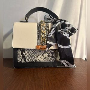 Aldo Fake Snake Skin Purse With Strap